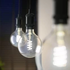 Philips Hue E27 7 W Giant Globe Filament LED-pære -Viftebelysning Discountbutik philips hue e27 7 w giant globe filament led paere 6