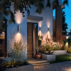 Philips Hue WACA Appear Udendørs Væglampe, Stål -Viftebelysning Discountbutik philips hue waca appear udendors vaeglampe stal 7