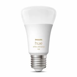 Philips Hue White Ambiance E27 LED-pære 8 W 1100lm -Viftebelysning Discountbutik philips hue white ambiance e27 led paere 8 w 1100lm 6
