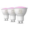 Philips Hue White&Color Ambiance GU10 5,7W Sæt/3 -Viftebelysning Discountbutik philips hue white color ambiance gu10 5 7w saet 3