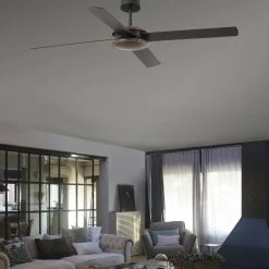 Polea Loftventilator, Træ Mørk/sort -Viftebelysning Discountbutik polea loftventilator trae mork sort 1