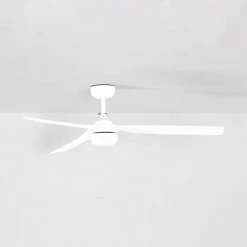 Punt M Loftventilator, DC, 3 Vinger, Hvid