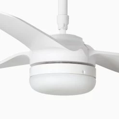 Punt M Loftventilator, DC, LED-lampe, Hvid -Viftebelysning Discountbutik punt m loftventilator dc led lampe hvid 5