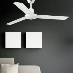 Retlinet ECO INDUS Loftventilator I Hvid -Viftebelysning Discountbutik retlinet eco indus loftventilator i hvid 3