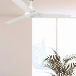 Retlinet ECO INDUS Loftventilator I Hvid -Viftebelysning Discountbutik retlinet eco indus loftventilator i hvid 4