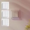 Senic Smart Switch Til Philips Hue Sæt/4 Mat Hvid -Viftebelysning Discountbutik senic smart switch til philips hue saet 4 mat hvid