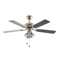 Starluna Anariki Loftventilator, Sølv/sort -Viftebelysning Discountbutik starluna anariki loftventilator solv sort 2