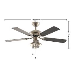 Starluna Anariki Loftventilator, Sølv/sort -Viftebelysning Discountbutik starluna anariki loftventilator solv sort 3