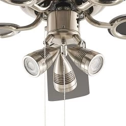 Starluna Anariki Loftventilator, Sølv/sort -Viftebelysning Discountbutik starluna anariki loftventilator solv sort 5