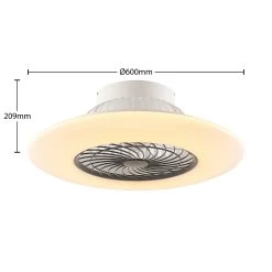 Starluna Arnick LED-loftventilator, Sort -Viftebelysning Discountbutik starluna arnick led loftventilator sort 4