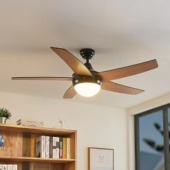 Starluna Auraya Loftventilator, Sort/eg