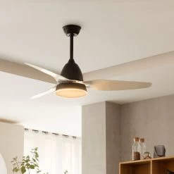 Starluna Coriano LED-loftventilator, Sort