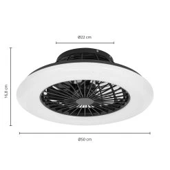 Starluna Fjardo LED-loftventilator Med Belysning -Viftebelysning Discountbutik starluna fjardo led loftventilator med belysning 4