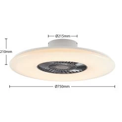 Starluna Klamina LED-loftventilator Med Lys -Viftebelysning Discountbutik starluna klamina led loftventilator med lys 6