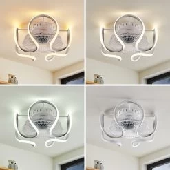 Starluna Lykkela LED-loftventilator, CCT, Sølv -Viftebelysning Discountbutik starluna lykkela led loftventilator cct solv 5