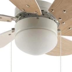 Starluna Minja Loftventilator, Bøg/hvid -Viftebelysning Discountbutik starluna minja loftventilator bog hvid 4