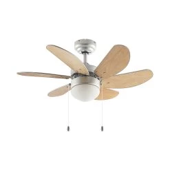 Starluna Minja Loftventilator, Trævinger, Sølv -Viftebelysning Discountbutik starluna minja loftventilator traevinger solv 2