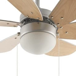 Starluna Minja Loftventilator, Trævinger, Sølv -Viftebelysning Discountbutik starluna minja loftventilator traevinger solv 6