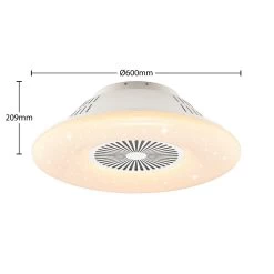 Starluna Myrte LED-loftventilator, Luftrenser -Viftebelysning Discountbutik starluna myrte led loftventilator luftrenser 4