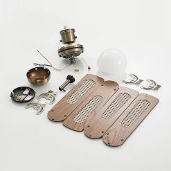 Starluna Rakan Loftventilator, Trævinger, Messing -Viftebelysning Discountbutik starluna rakan loftventilator traevinger messing 8