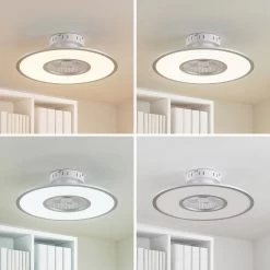 Starluna Romea LED-loftventilator, CCT, Rund -Viftebelysning Discountbutik starluna romea led loftventilator cct rund 2