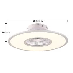 Starluna Romea LED-loftventilator, CCT, Rund -Viftebelysning Discountbutik starluna romea led loftventilator cct rund 4