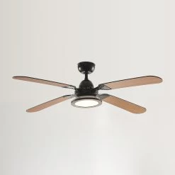 Starluna Tedric LED-loftventilator, Sort/eg -Viftebelysning Discountbutik starluna tedric led loftventilator sort eg 5