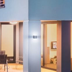 STEINEL L 830 C Udendørs LED-væglampe, Uden Sensor -Viftebelysning Discountbutik steinel l 830 c udendors led vaeglampe uden sensor 4