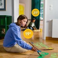 Tado° Smart Startsæt Til Termostat V3+, Sort -Viftebelysning Discountbutik tado smart startsaet til termostat v3 sort 3