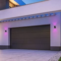 Tinu Udendørs Væglampe, Up/down TUYA WLAN CCT RGB -Viftebelysning Discountbutik tinu udendors vaeglampe up down tuya wlan cct rgb 2