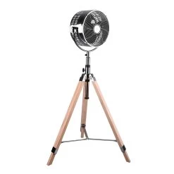 Tromsö Gulvventilator, Tre Ben Af Træ -Viftebelysning Discountbutik tromsoe gulvventilator tre ben af trae 2