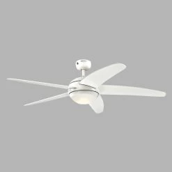 Westinghouse Bendan Loftventilator, Lys, Hvid