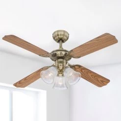Westinghouse Princess Trio Ventilator Med Lys -Viftebelysning Discountbutik westinghouse princess trio ventilator med lys 3