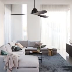 Whitehaven Loftventilator, 142 Cm, Sort -Viftebelysning Discountbutik whitehaven loftventilator 142 cm sort 2