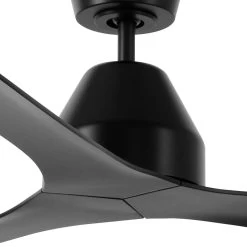 Whitehaven Loftventilator, 142 Cm, Sort -Viftebelysning Discountbutik whitehaven loftventilator 142 cm sort 3