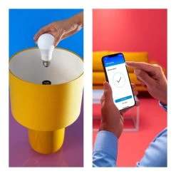 WiZ A60 LED-pære Mat WiFi E27 8,5 W RGBW Remote -Viftebelysning Discountbutik wiz a60 led paere mat wifi e27 8 5 w rgbw remote 2