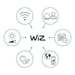 WiZ A60 LED-pære Mat WiFi E27 8,5 W RGBW Remote -Viftebelysning Discountbutik wiz a60 led paere mat wifi e27 8 5 w rgbw remote 3