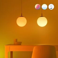 WiZ A60 LED-pære Mat WiFi E27 8,5 W RGBW Remote -Viftebelysning Discountbutik wiz a60 led paere mat wifi e27 8 5 w rgbw remote 5