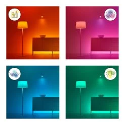 WiZ A60 LED-pære Mat WiFi E27 8,5 W RGBW Remote -Viftebelysning Discountbutik wiz a60 led paere mat wifi e27 8 5 w rgbw remote 7
