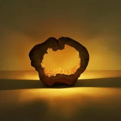 Globo 36516, LED-træstamme, Solcelle, Trælook, Med Pære -Viftebelysning Discountbutik 36516 led traestamme solcelle traelook med paere 5