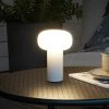 Konstsmide Antibes LED-bordlampe, IP54, Batteri, RGBW, Hvid -Viftebelysning Discountbutik antibes led bordlampe ip54 batteri rgbw hvid