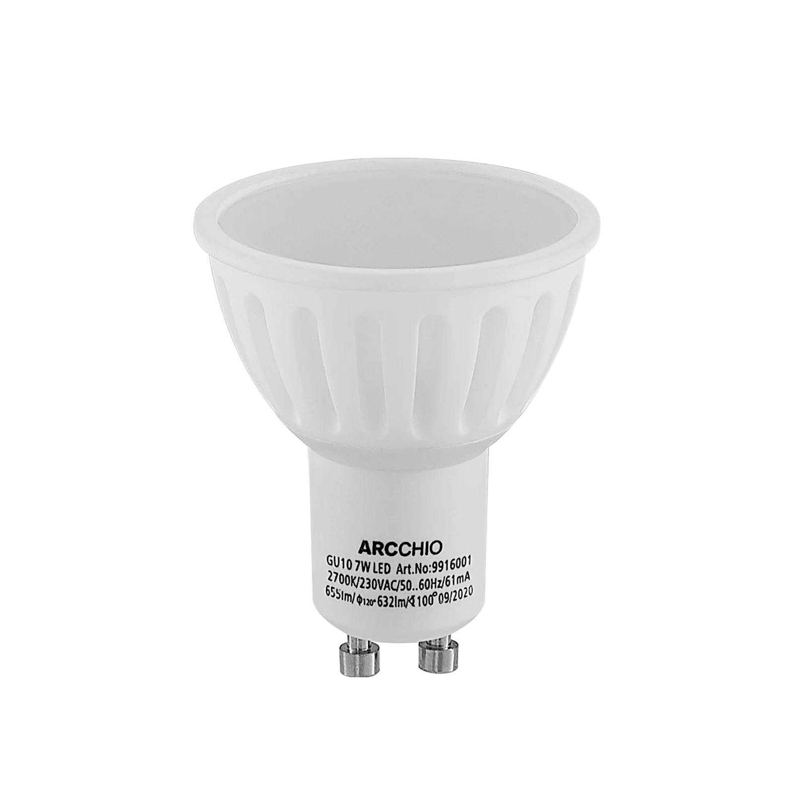Arcchio LED-reflektor GU10 100° 7 W 3.000 K 3 Stk 5 Arcchio LED-reflektor GU10 100° 7 W 3.000 K 3 Stk - Billede 3