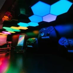 Cololight Dekorationslampe Starter Set, 3, Sokkel -Viftebelysning Discountbutik cololight dekorationslampe starter set 3 sokkel 4