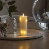 Creme LED-vokslys, Lysfarve Ravgul, 12,7 Cm -Viftebelysning Discountbutik creme led vokslys lysfarve ravgul 12 7 cm