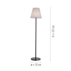 Holly Udendørs LED-gulvlampe, Batteridrevet, RGBW -Viftebelysning Discountbutik holly udendors led gulvlampe batteridrevet rgbw 6
