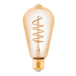 EGLO LED-lampe E27 4 W Rustika Ravgul