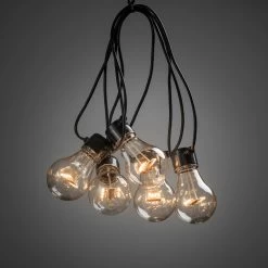 LED-lyskæde Biergarten Basissæt, Rav -Viftebelysning Discountbutik led lyskaede biergarten basissaet rav 2