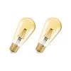 LED-Rustika OSRAM Vintage 1906 E27 6,5W Dim 2x -Viftebelysning Discountbutik led rustika osram vintage 1906 e27 6 5w dim 2x