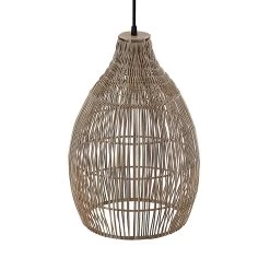 Lindby Amelika LED-solcellependellampe Rattanlook -Viftebelysning Discountbutik lindby amelika led solcellependellampe rattanlook 5