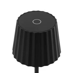 Lindby Esali Batteridrevet LED-bordlampe, Sort -Viftebelysning Discountbutik lindby esali batteridrevet led bordlampe sort 5